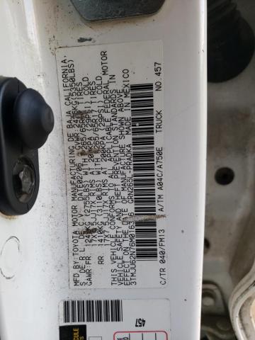 3TMJU62N76M016366 - 2006 TOYOTA TACOMA DOUBLE CAB PRERUNNER WHITE photo 12