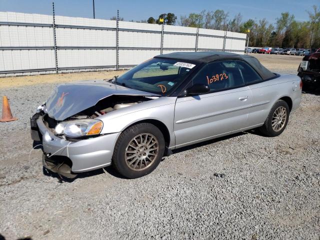 1C3EL55R54N235198 - 2004 CHRYSLER SEBRING LXI SILVER photo 1