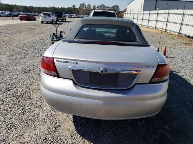 1C3EL55R54N235198 - 2004 CHRYSLER SEBRING LXI SILVER photo 6