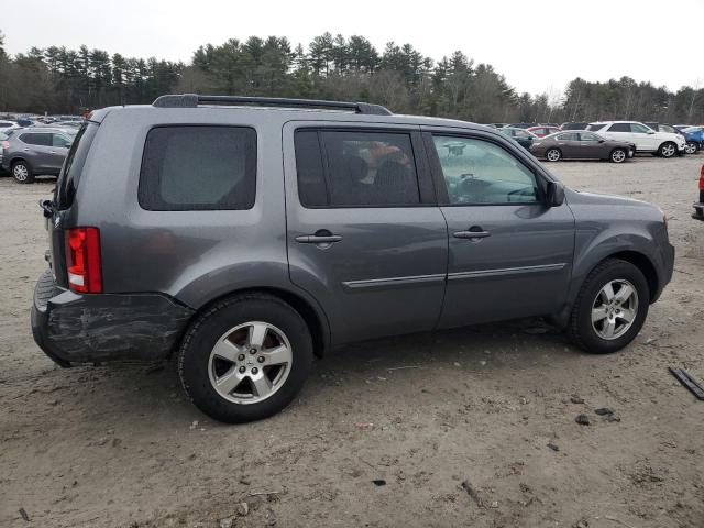 5FNYF4H40BB037585 - 2011 HONDA PILOT EX GRAY photo 3