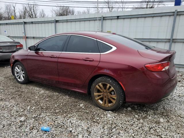 1C3CCCAB2FN604820 - 2015 CHRYSLER 200 LIMITED RED photo 2