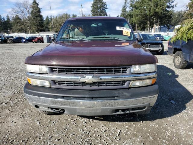 2GCEK19T921276560 - 2002 CHEVROLET SILVERADO K1500 BURGUNDY photo 5