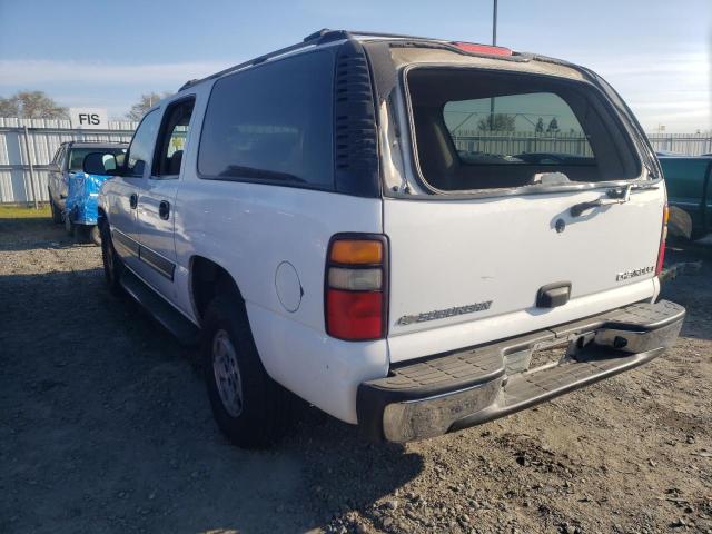 3GNEC16T44G285945 - 2004 CHEVROLET SUBURBAN C1500 WHITE photo 2