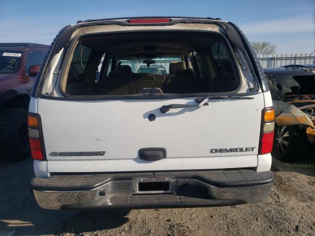 3GNEC16T44G285945 - 2004 CHEVROLET SUBURBAN C1500 WHITE photo 6