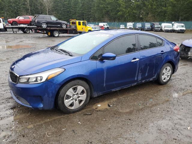 3KPFK4A77JE252988 - 2018 KIA FORTE LX BLUE photo 1