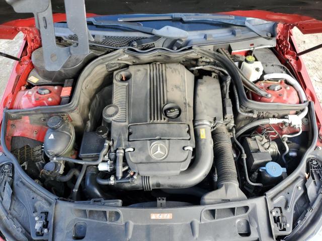 WDDGF4HB9DR284455 - 2013 MERCEDES-BENZ C 250 RED photo 11