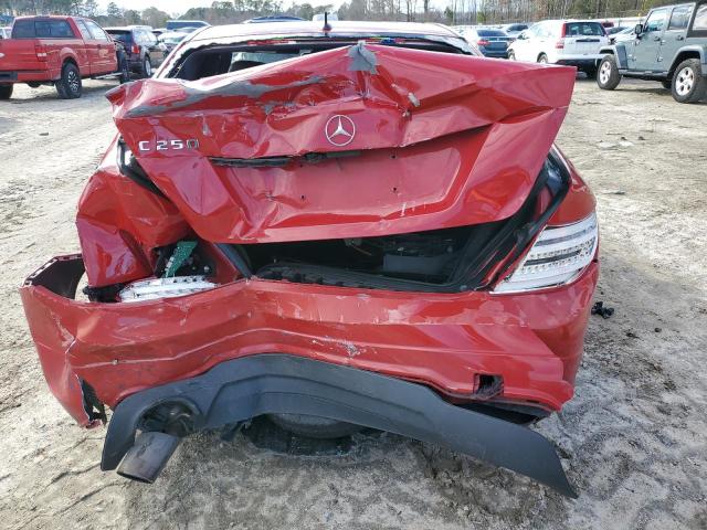 WDDGF4HB9DR284455 - 2013 MERCEDES-BENZ C 250 RED photo 6