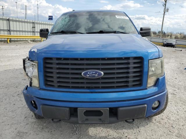 1FTFW1EF4EKD57687 - 2014 FORD F150 SUPERCREW BLUE photo 5