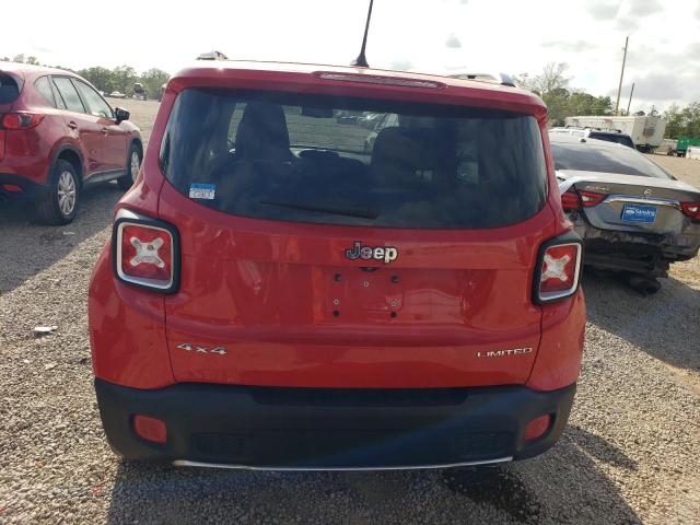 ZACCJBDT8GPC69636 - 2016 JEEP RENEGADE LIMITED RED photo 6