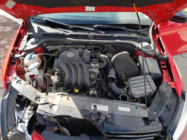 3VW2K7AJ7EM230946 - 2014 VOLKSWAGEN JETTA BASE 红色 照片 11
