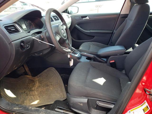 3VW2K7AJ7EM230946 - 2014 VOLKSWAGEN JETTA BASE 红色 照片 7