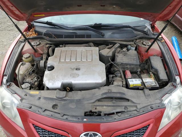 4T1BK46K97U005098 - 2007 TOYOTA CAMRY LE RED photo 11