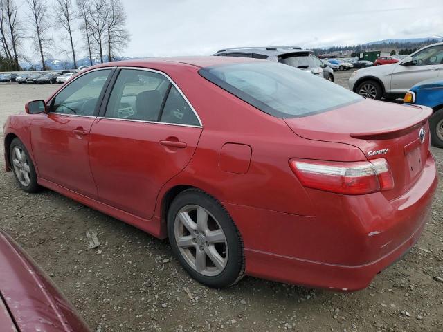 4T1BK46K97U005098 - 2007 TOYOTA CAMRY LE RED photo 2