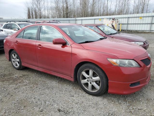 4T1BK46K97U005098 - 2007 TOYOTA CAMRY LE RED photo 4