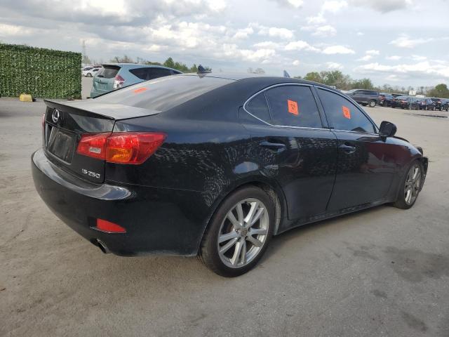 JTHBK262872026446 - 2007 LEXUS IS 250 BLACK photo 3