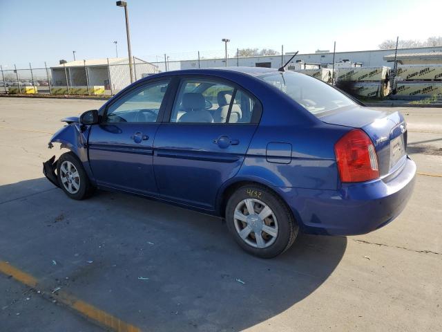 KMHCN46C26U008055 - 2006 HYUNDAI ACCENT GLS BLUE photo 2