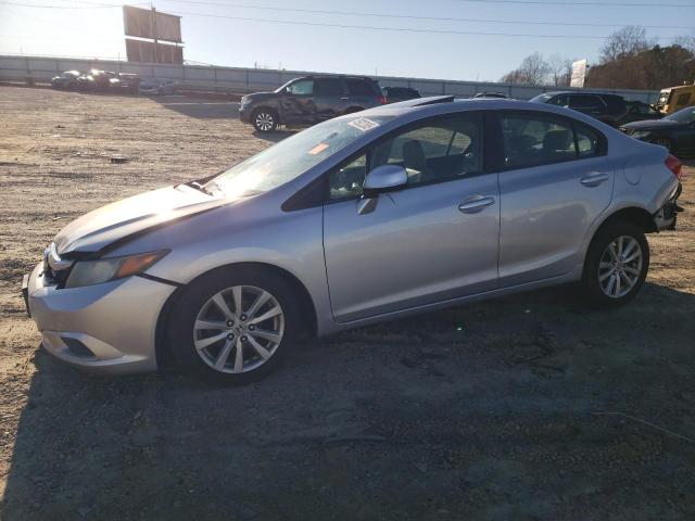 19XFB2F92CE329168 - 2012 HONDA CIVIC EXL SILVER photo 1