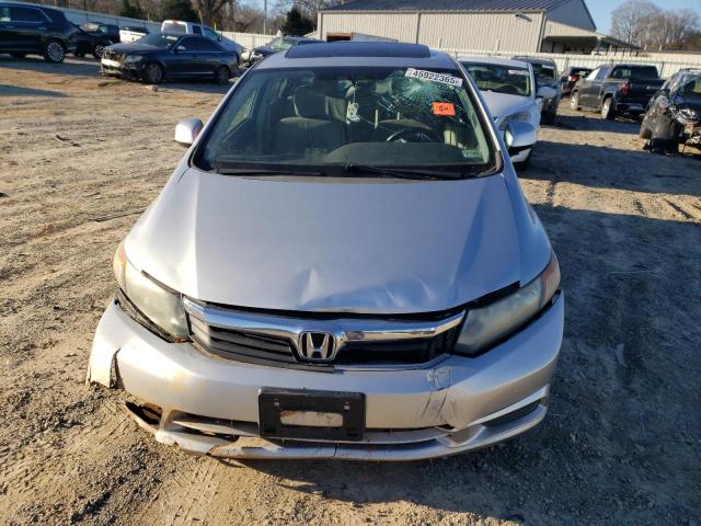 19XFB2F92CE329168 - 2012 HONDA CIVIC EXL SILVER photo 5