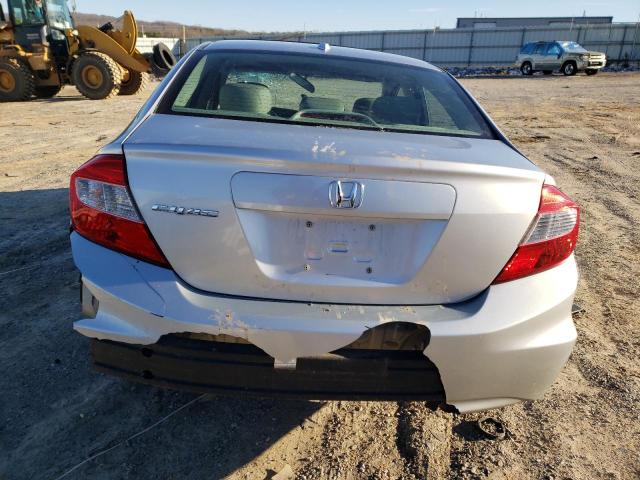 19XFB2F92CE329168 - 2012 HONDA CIVIC EXL SILVER photo 6