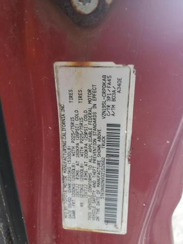 5TESN92N93Z152662 - 2003 TOYOTA TACOMA XTRACAB PRERUNNER წითელი ფოტო 12