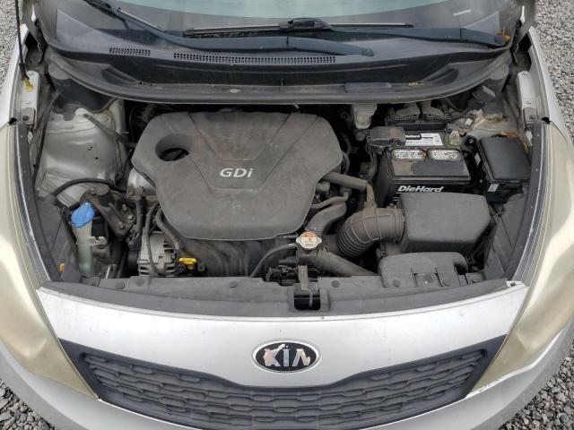 KNADM4A37E6413038 - 2014 KIA RIO LX SILVER photo 11
