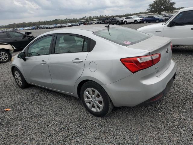 KNADM4A37E6413038 - 2014 KIA RIO LX SILVER photo 2