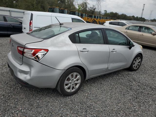 KNADM4A37E6413038 - 2014 KIA RIO LX SILVER photo 3