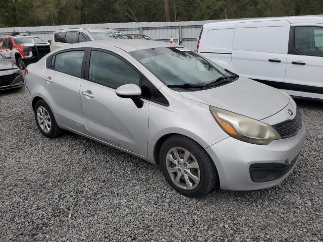 KNADM4A37E6413038 - 2014 KIA RIO LX SILVER photo 4