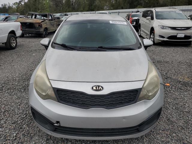 KNADM4A37E6413038 - 2014 KIA RIO LX SILVER photo 5