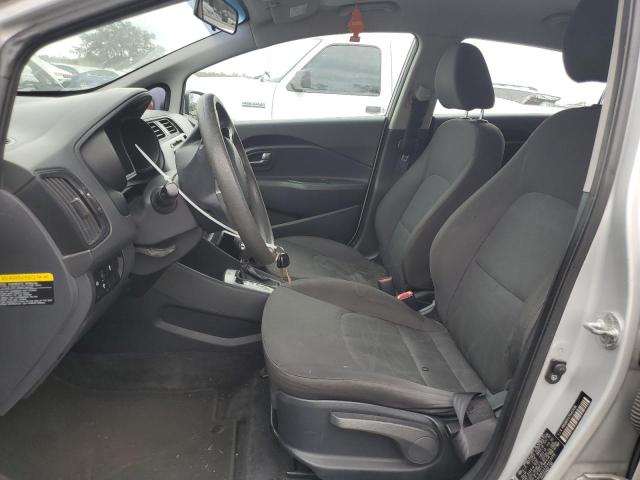 KNADM4A37E6413038 - 2014 KIA RIO LX SILVER photo 7
