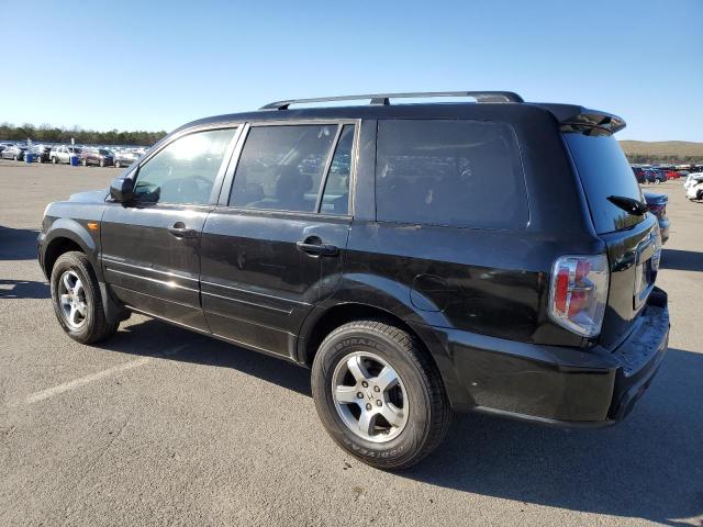 2HKYF18407H535213 - 2007 HONDA PILOT EX BLACK photo 2