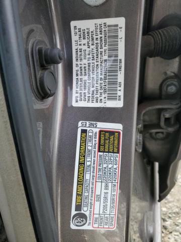 19XFA1F9XAE029436 - 2010 HONDA CIVIC EXL ოქროსფერი ფოტო 13