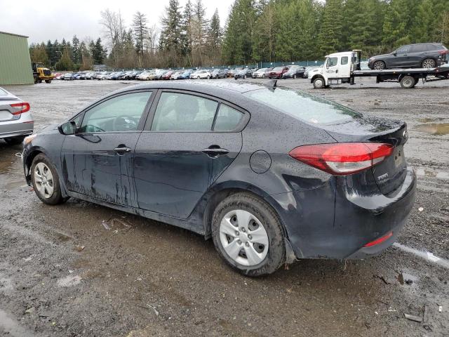 3KPFK4A74HE148713 - 2017 KIA FORTE LX BLACK photo 2