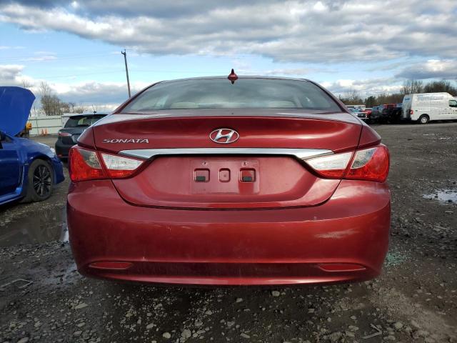 5NPEB4AC8CH343758 - 2012 HYUNDAI SONATA GLS RED photo 6