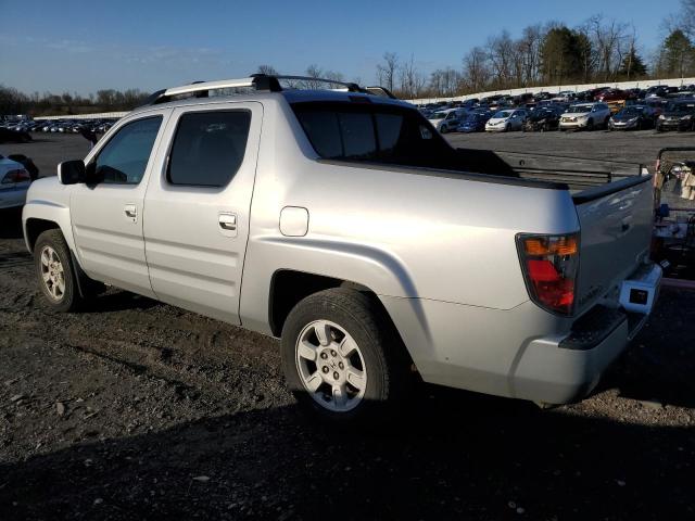 2HJYK16517H507433 - 2007 HONDA RIDGELINE RTL SILVER photo 2