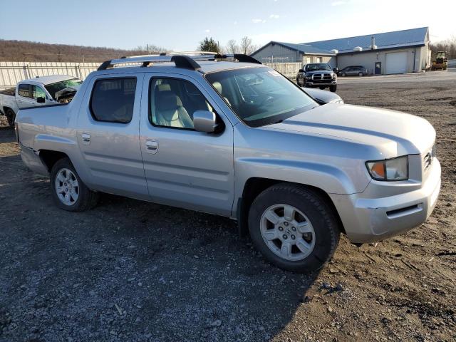 2HJYK16517H507433 - 2007 HONDA RIDGELINE RTL SILVER photo 4