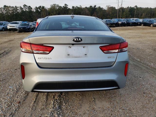 KNAGT4LE9H5012017 - 2017 KIA OPTIMA HYBRID SILVER photo 6