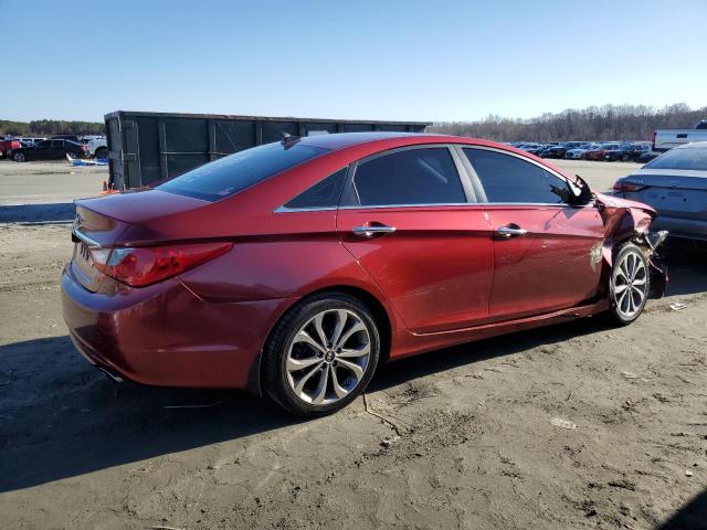 5NPEC4AC7DH526003 - 2013 HYUNDAI SONATA SE 勃艮第红 照片 3
