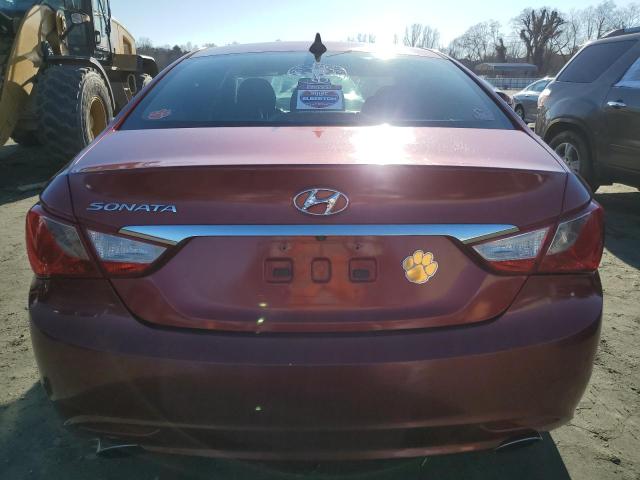 5NPEC4AC7DH526003 - 2013 HYUNDAI SONATA SE 勃艮第红 照片 6