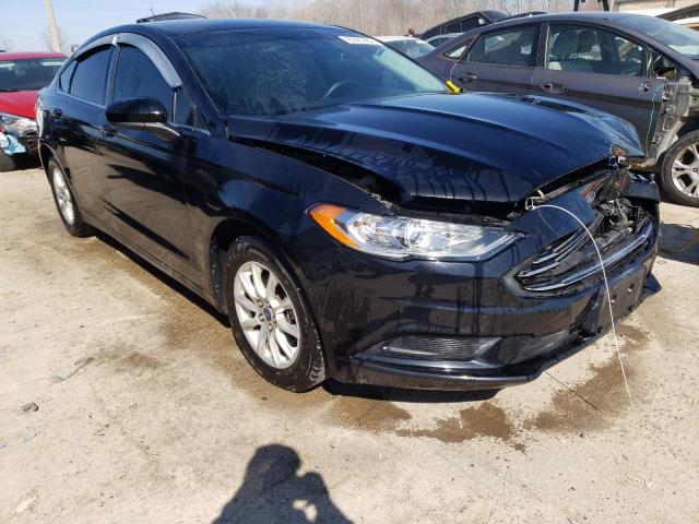 3FA6P0G71HR250843 - 2017 FORD FUSION S BLACK photo 4