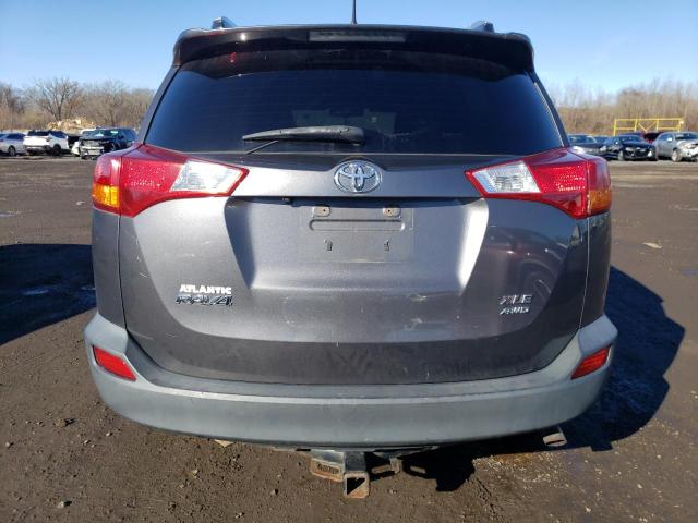 2T3RFREV9FW276633 - 2015 TOYOTA RAV4 XLE GRAY photo 6