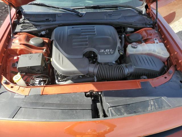 2C3CDZJG7MH676730 - 2021 DODGE CHALLENGER GT ORANGE photo 11