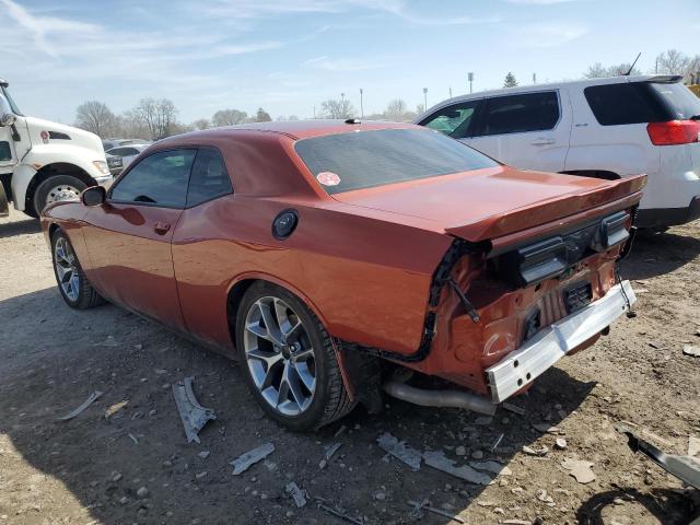 2C3CDZJG7MH676730 - 2021 DODGE CHALLENGER GT ORANGE photo 2