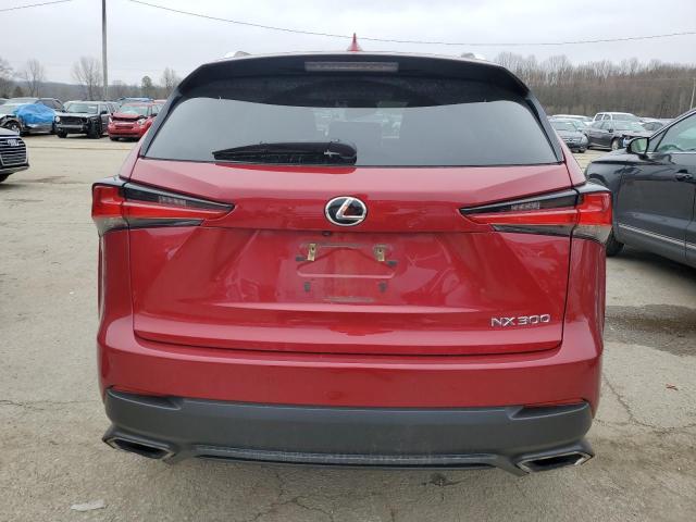 JTJGARDZ4L2222006 - 2020 LEXUS NX 300 RED photo 6