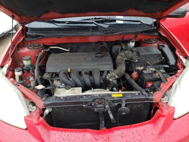2T1KR32E93C158601 - 2003 TOYOTA COROLLA MA XR RED photo 11