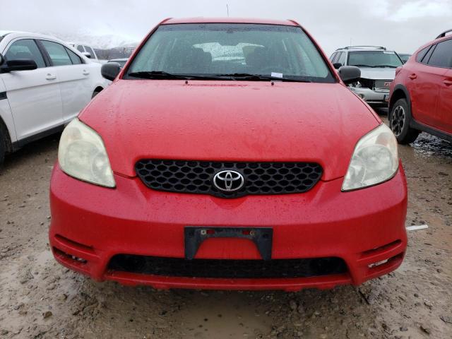 2T1KR32E93C158601 - 2003 TOYOTA COROLLA MA XR RED photo 5