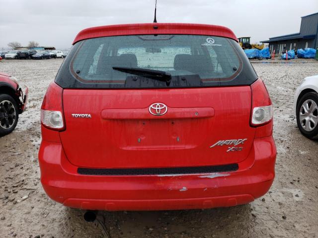 2T1KR32E93C158601 - 2003 TOYOTA COROLLA MA XR RED photo 6