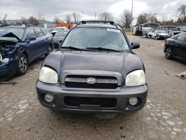 KM8SC73D36U047897 - 2006 HYUNDAI SANTA FE GLS GRAY photo 5