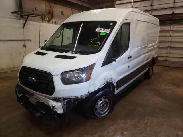 1FTYR2CMXKKA88727 - 2019 FORD TRANSIT T-250 WHITE photo 2