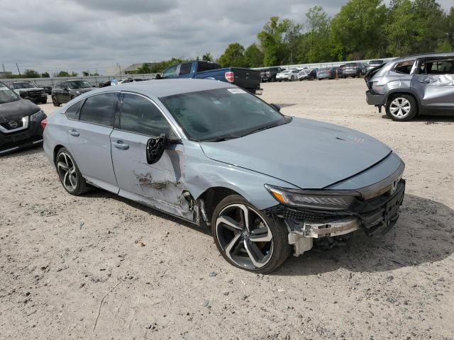 1HGCV1F39MA099845 - 2021 HONDA ACCORD SPORT BLUE photo 4